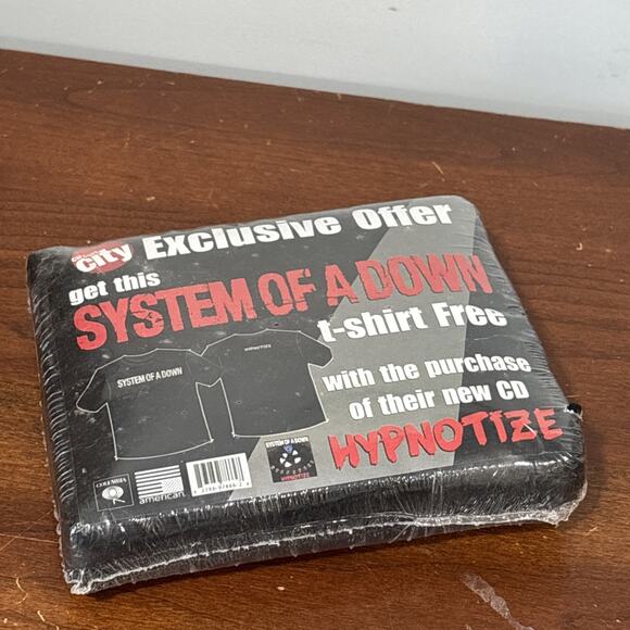 Circuit City Exclusive System Of A Down Tee Shirt Hypnotize Sealed - Picture 4 of 7